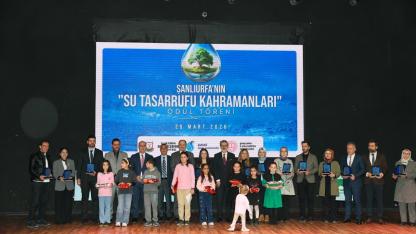 Şanlıurfa’da su tasarrufu kahramanları ödüllerine kavuştu