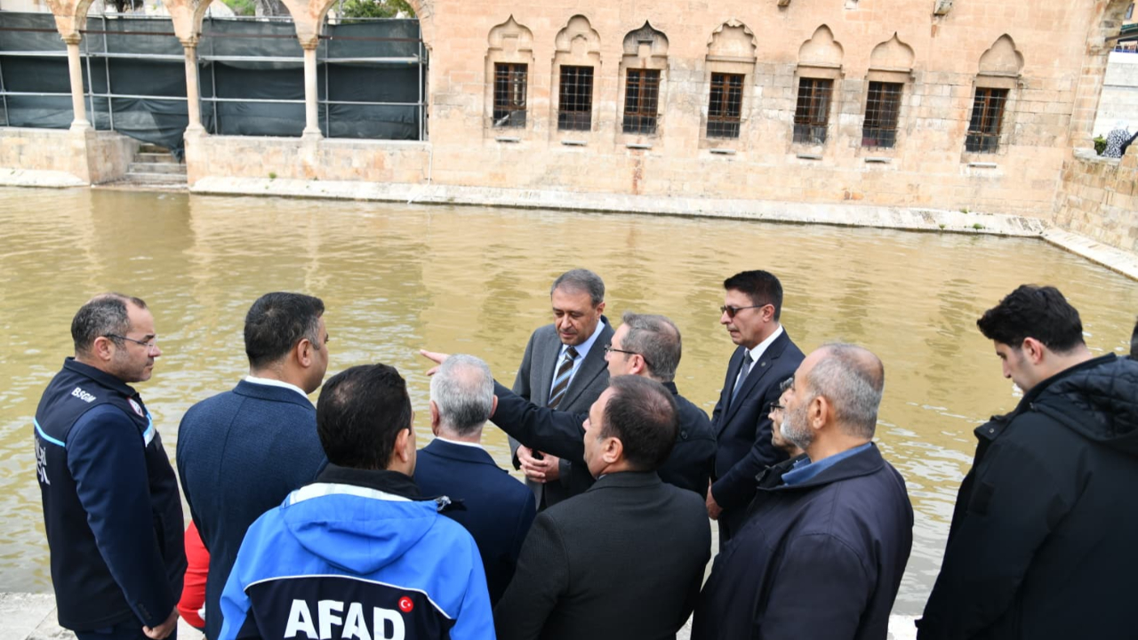 Vali Şıldak Balıklıgöl’de incelemelerde bulundu