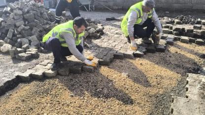 Viranşehir’de yağışın izleri siliniyor, yollar yenileniyor