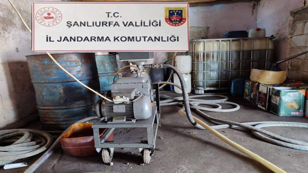 Viranşehir’de yüzerce litre kaçak akaryakıt ele geçirildi