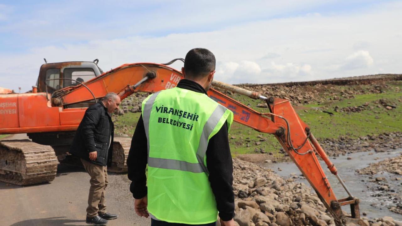 Yağışlar sonrası Viranşehir’de seferberlik