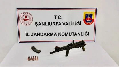 Akçakale’de ruhsatsız silah operasyonu: 1 gözaltı