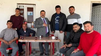 Başkan İnan, vatandaşlarla bir araya gelmeye devam ediyor