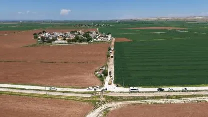 Büyükşehir, Harran’da 7,2 kilometrelik yolu yeniliyor