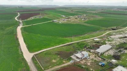 Eyyübiye kırsalında yollar daha güvenli oluyor