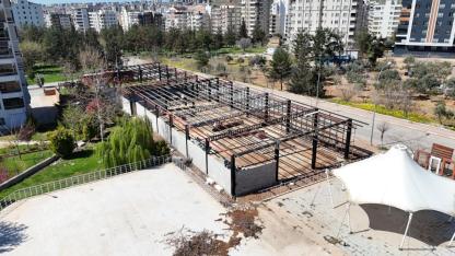 Karaköprü Atakent’te iki yeni spor salonu yükseliyor