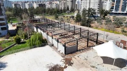 Karaköprü Atakent’te iki yeni spor salonu yükseliyor