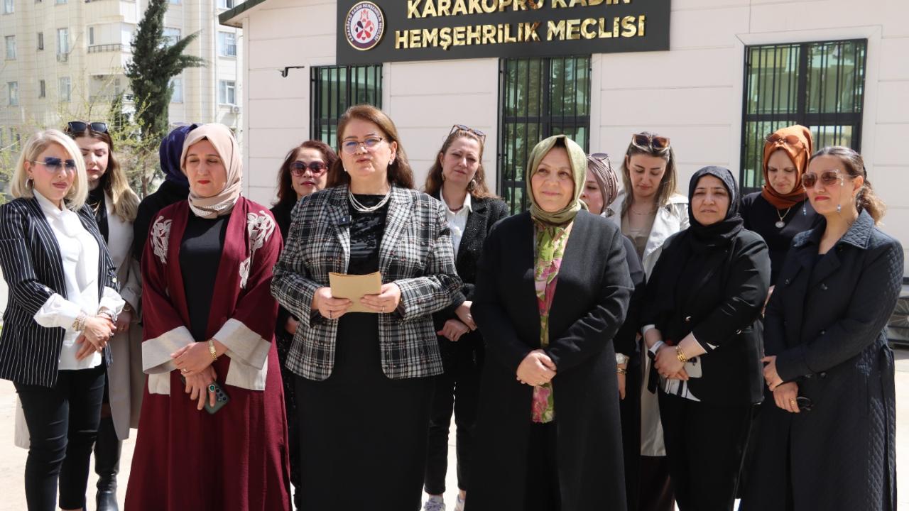 Karaköprü’den şiddete kınama!