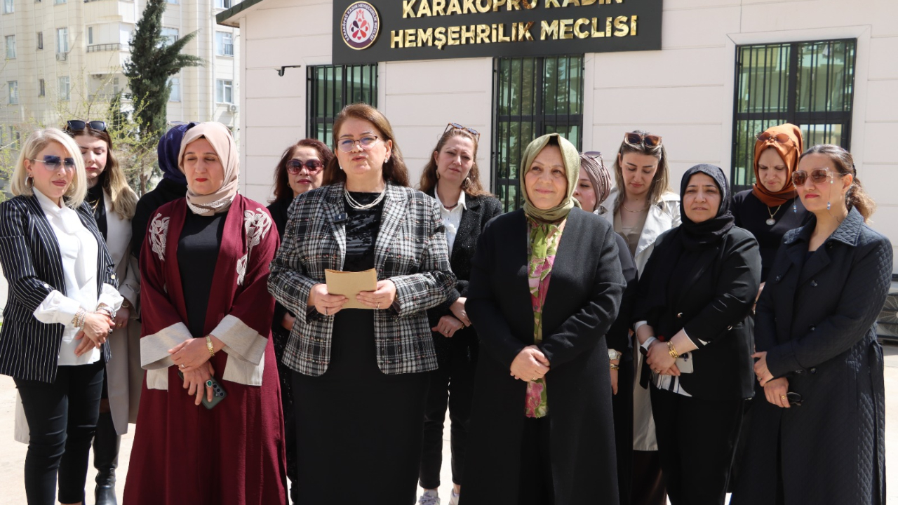 Siverek'teki okul saldırısına Karaköprü'de tepki