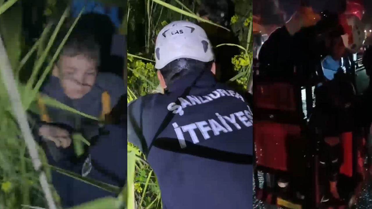 Kayalıklara tırmanan çocukları itfaiye kurtardı