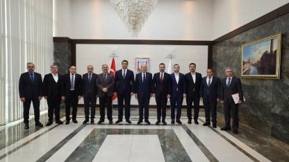 KKTC Eski Cumhurbaşkanı Tatar’dan Şanlıurfa Büyükşehir Belediyesi’ne ziyaret