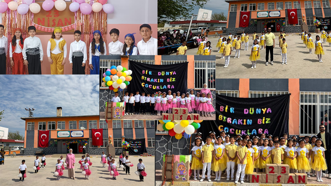 Şanlıurfa Turluk İlk ve Ortaokulu’nda 23 Nisan coşkusu