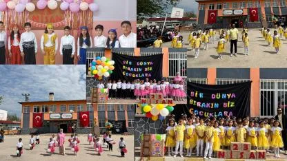 Şanlıurfa Turluk İlk ve Ortaokulu’nda 23 Nisan coşkusu