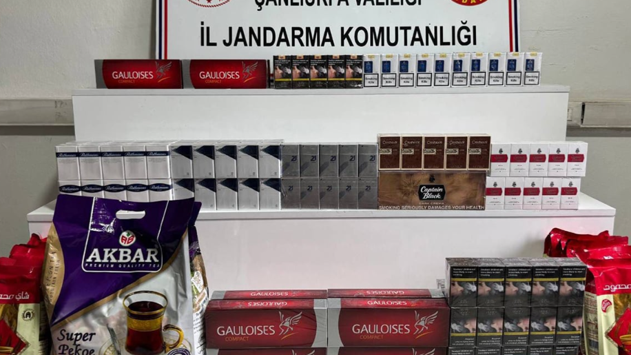 Şanlıurfa’da binlerce paket kaçak sigara ele geçirildi