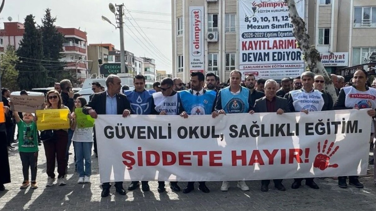 Şanlıurfa'da eğitimciler sokağa indi! Büyük tepki var