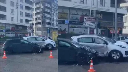 Şanlıurfa'da iki otomobil çarpıştı: Yaralılar var