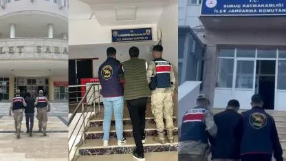 Şanlıurfa’da jandarmadan operasyon: 3 hükümlü yakalandı