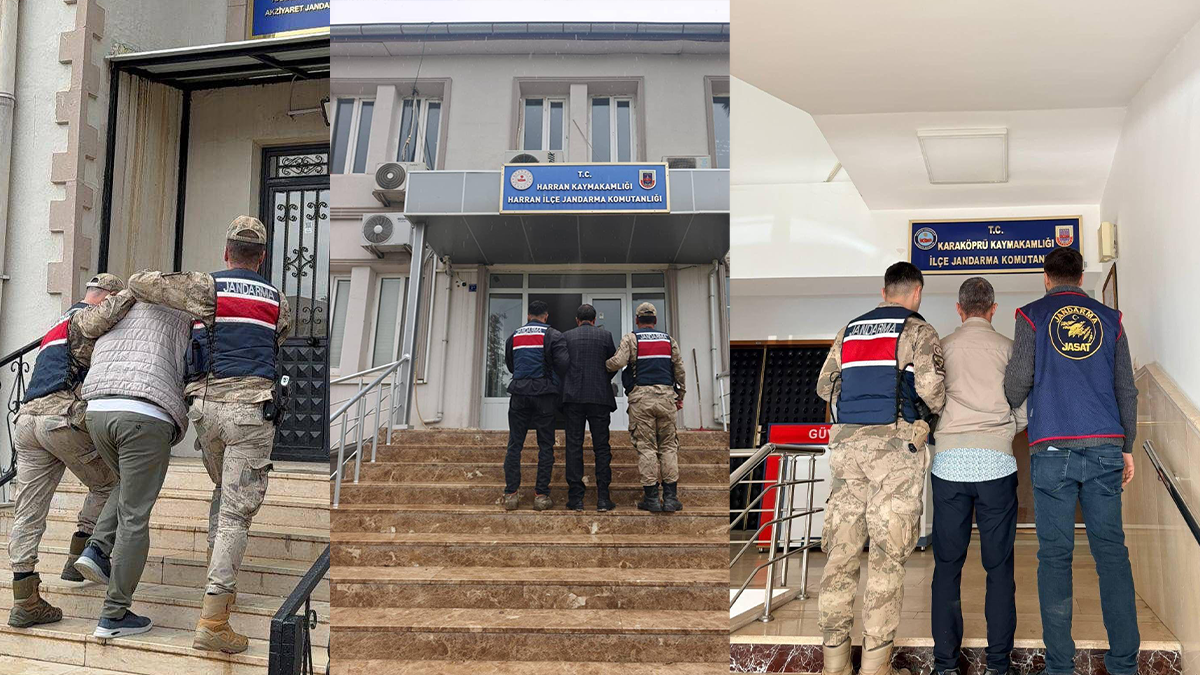 Şanlıurfa’da JASAT operasyonu: 3 firari hükümlü yakalandı