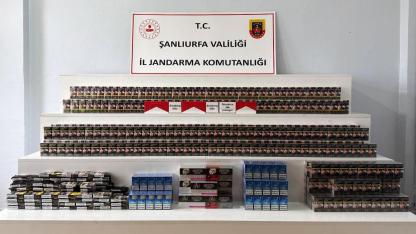Şanlıurfa'da kaçak çay ve sigara ele geçirildi