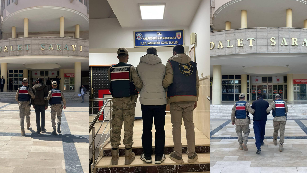 Şanlıurfa’da kesinleşmiş hapis cezası bulunan 3 kişi yakalandı