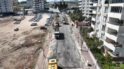 Şanlıurfa’da Mustafa Direkli Caddesi geçici olarak araç trafiğine kapatıldı