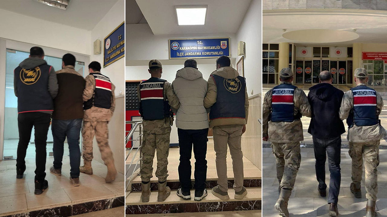 Şanlıurfa'da çeşitli suçlardan aranan 3 kişi yakalandı