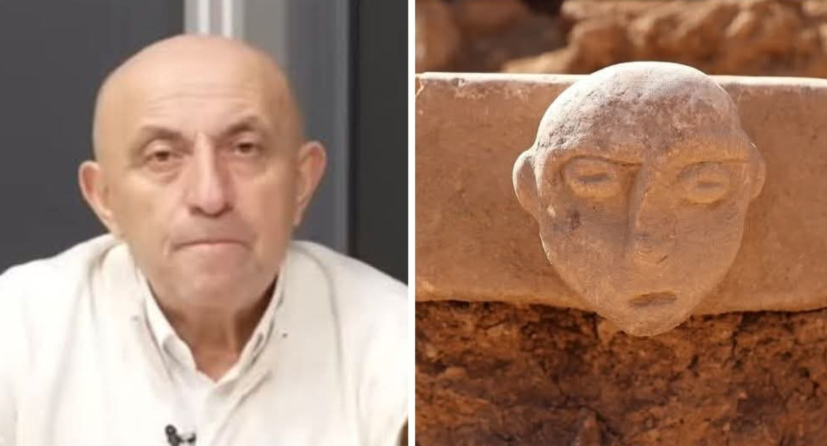 Şanlıurfa'da bulunan 10 bin yıllık heykel Sinan Engin'e benzetildi