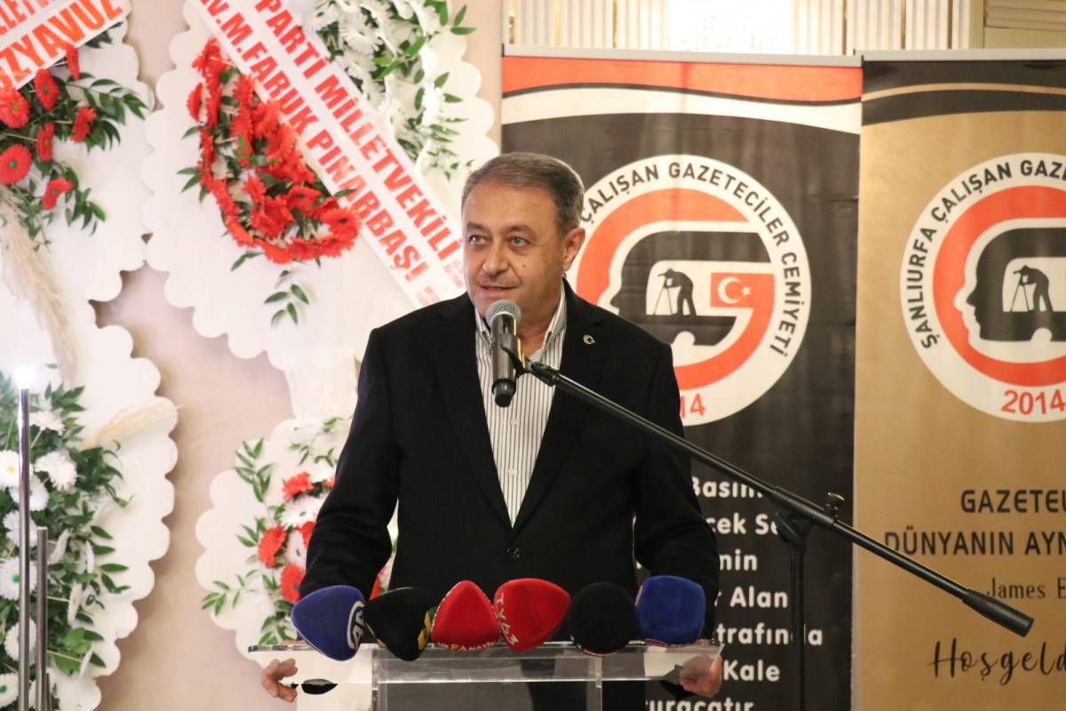 Şanlıurfa'da 10 Ocak Çalışan Gazeteciler Günü kutlandı