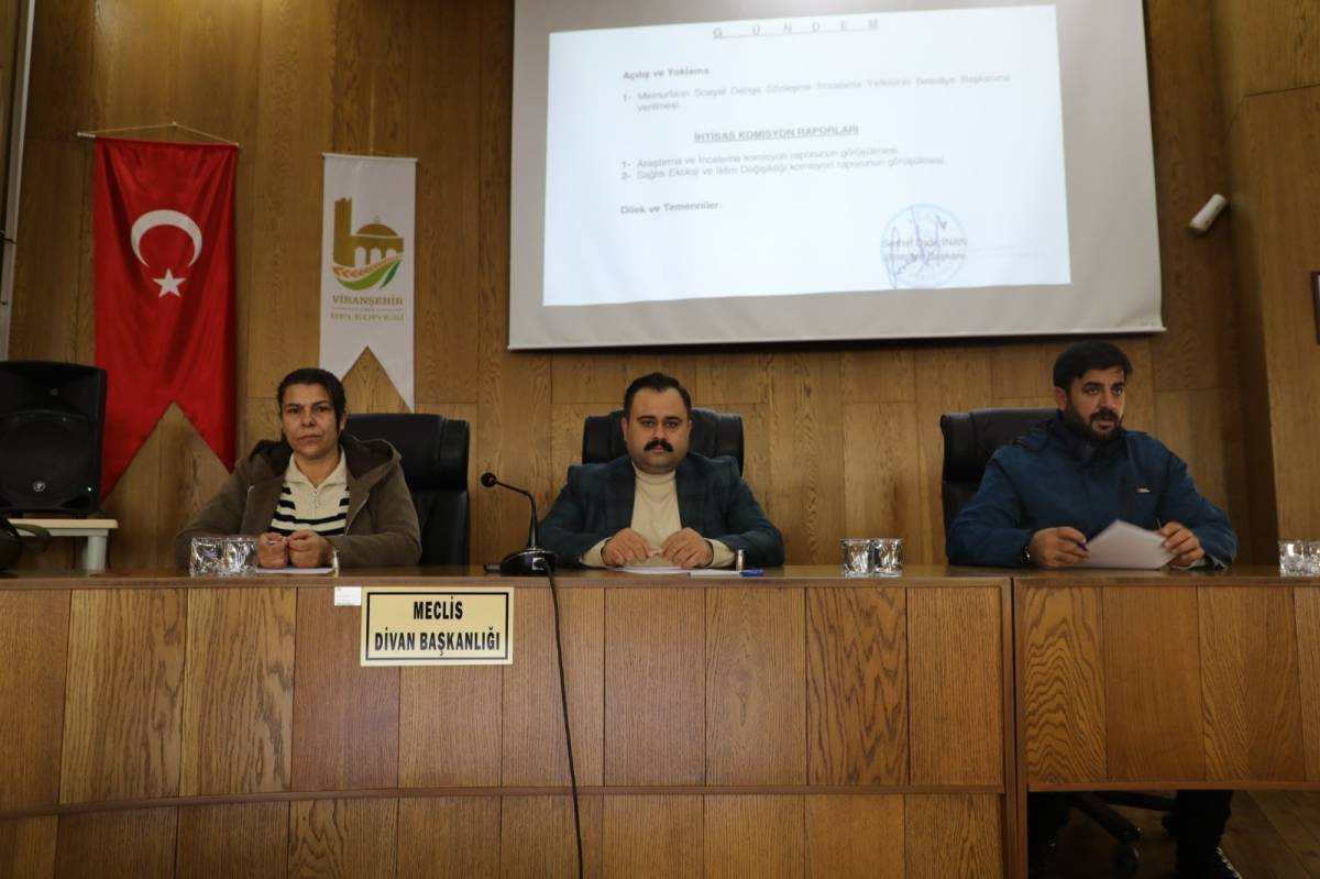 Viranşehir'de meclis toplantısı başladı
