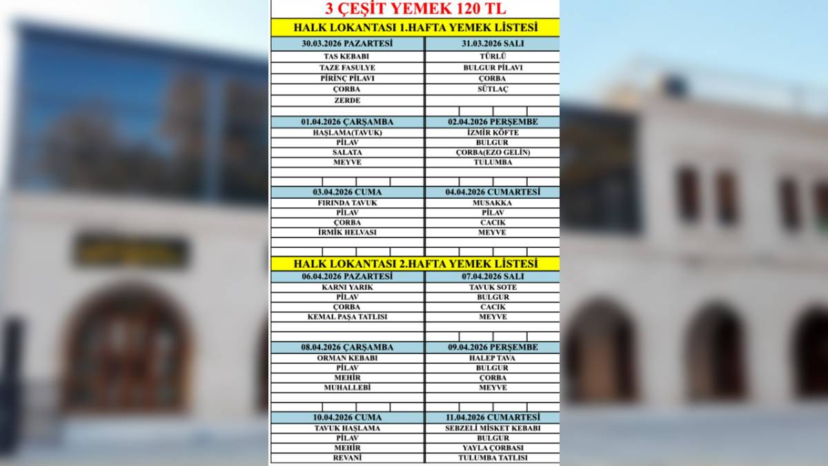 Viranşehir'de halk lokantası açıldı