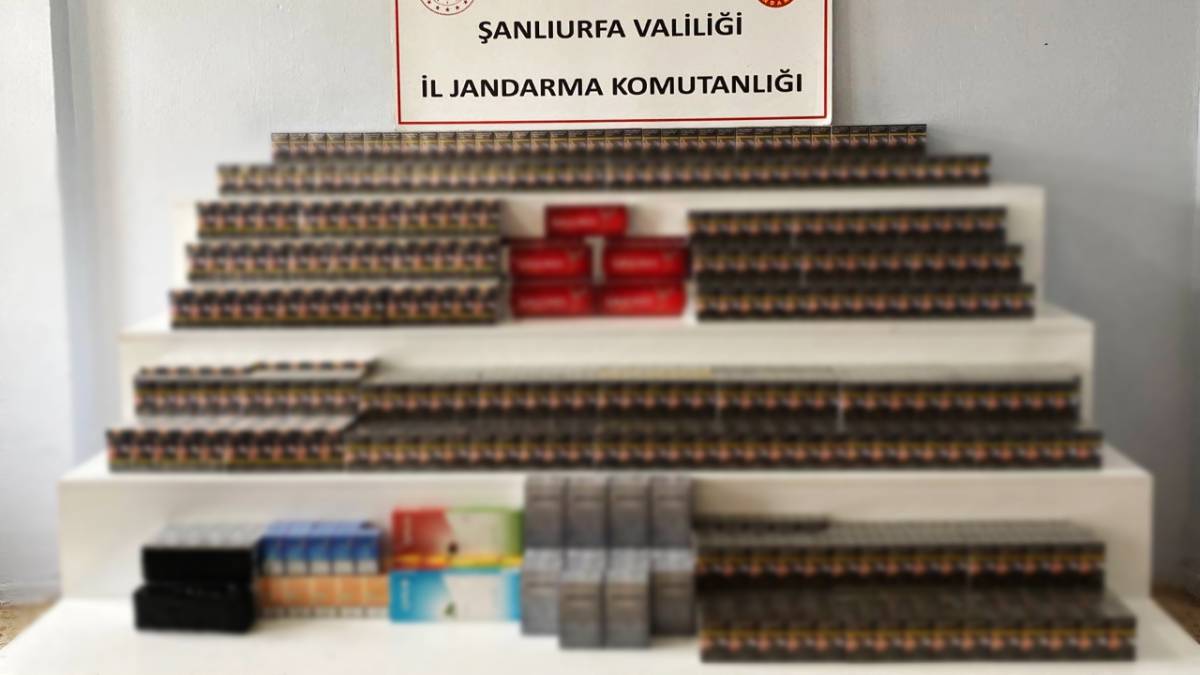 Şanlıurfa'nın ilçesine kaçak sigara operasyonu