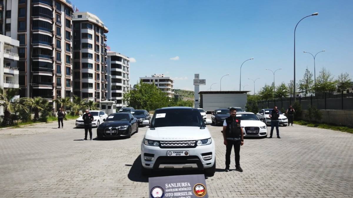 Şanlıurfa merkezli change araç operasyonu: Tutuklamalar var