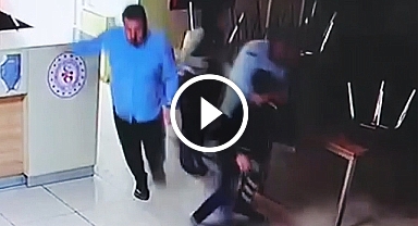 Nefes borusuna cisim kaçan çocuğu güvenlik görevlisi kurtardı