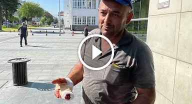 Acemi kasaplar hastanelik oldu